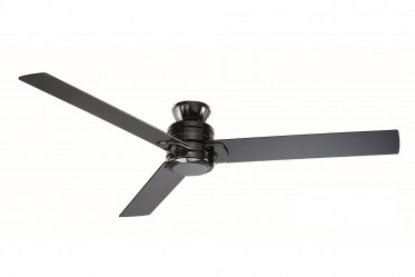 Sylaska 1.27m Blades - Reversible Ceiling Fan no down rod - black